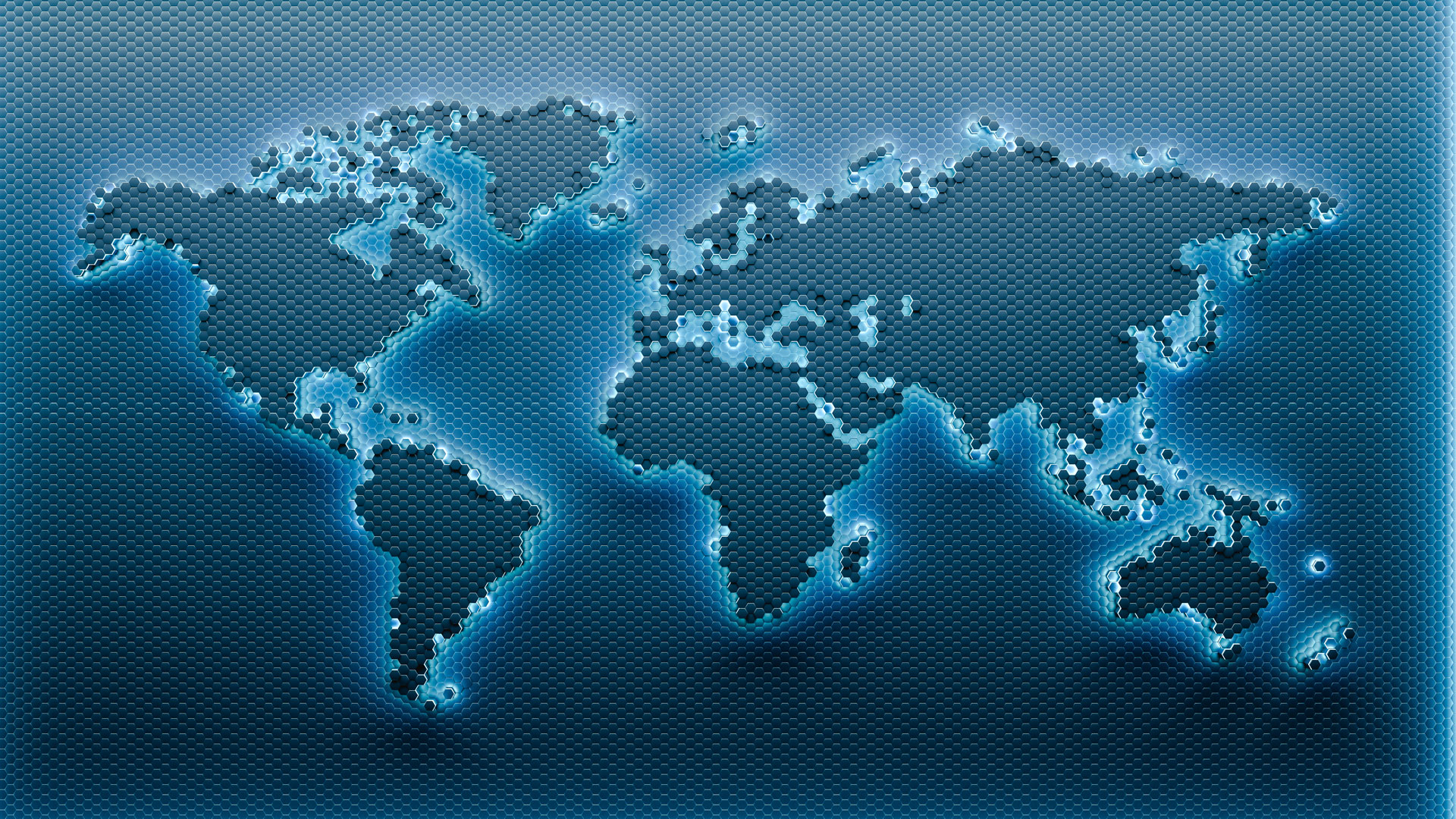 Geometric map of the world.